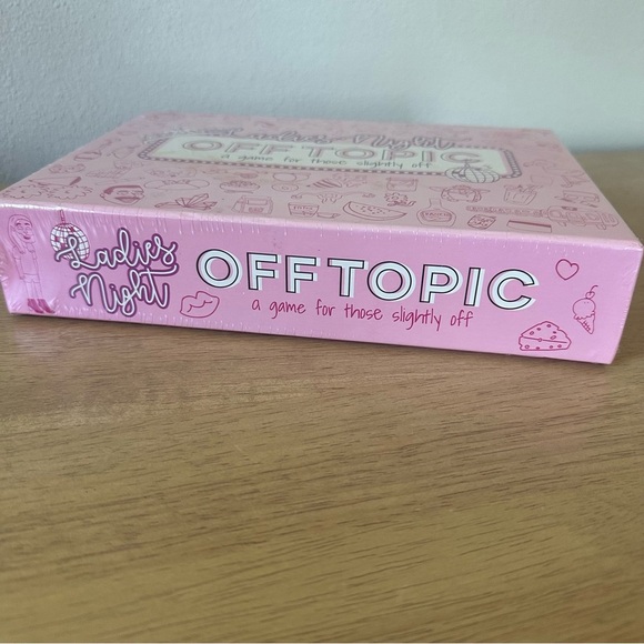 Off Topic Ladies Night Party Game for Adults Bachelorette Party & Game Night Fun - Picture 2 of 6